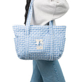 Moon Nude Azure Tote Bag