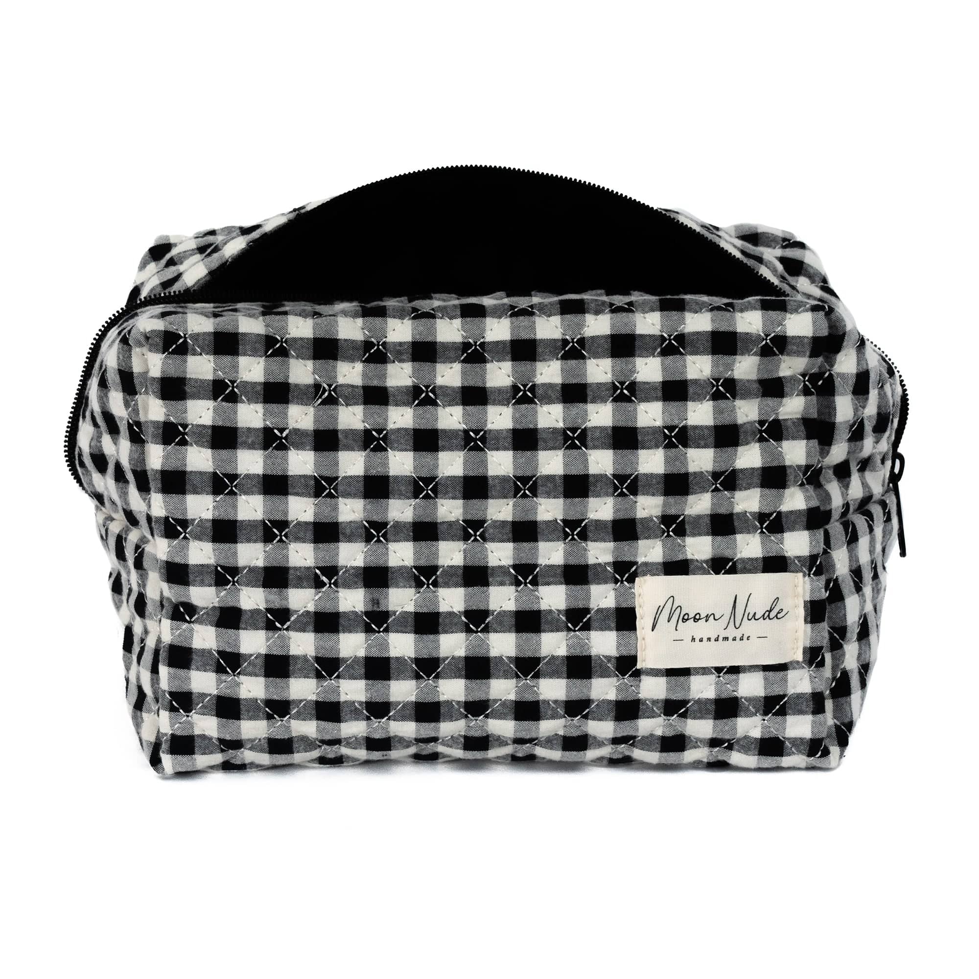 classic roomy women's toiletry bags for travel Large Makeup Bag, Classic, Beauty Case, Organize Every Beauty Product Separately, See Everything at One Glance, Never Lose Makeup Again, Moon Nude