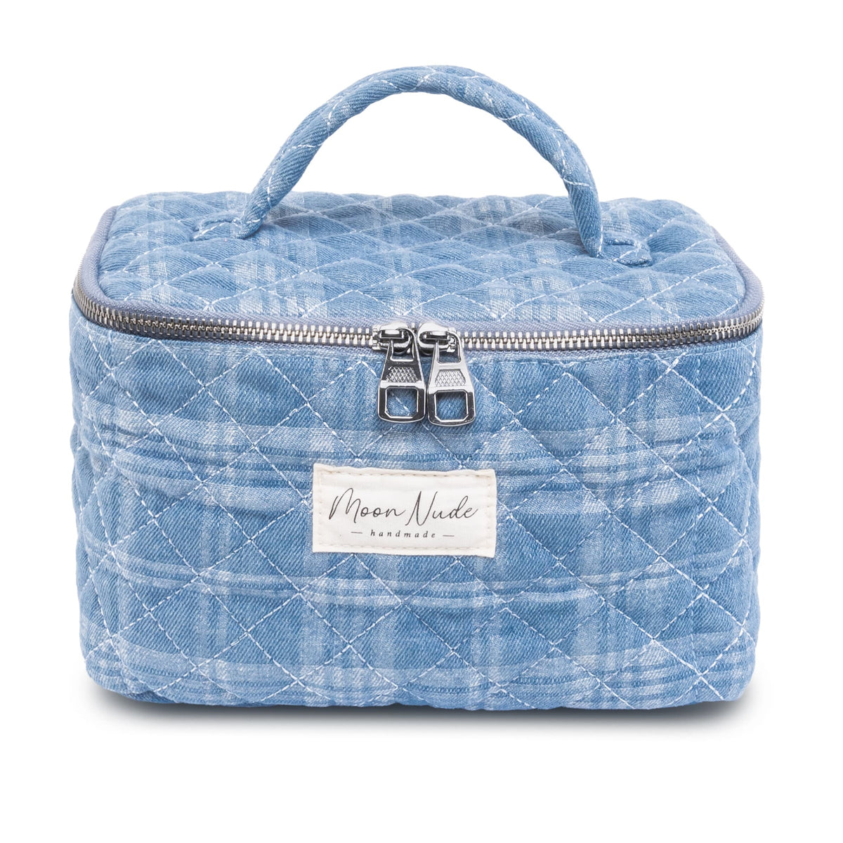 Moon Nude Denim Vanity Bag