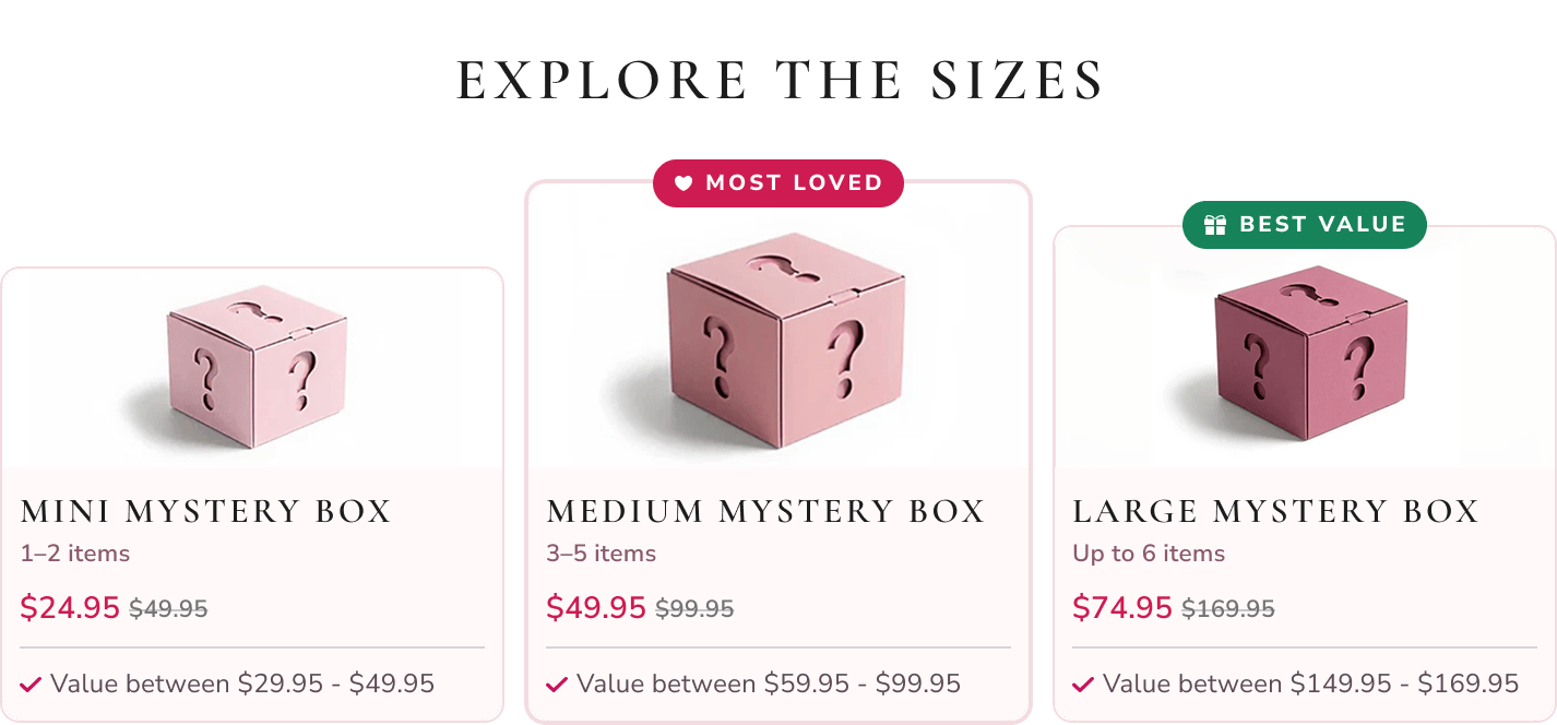 Moon Nude Mystery Box