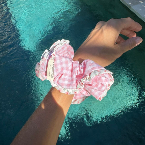 Moon Nude Peony Scrunchie