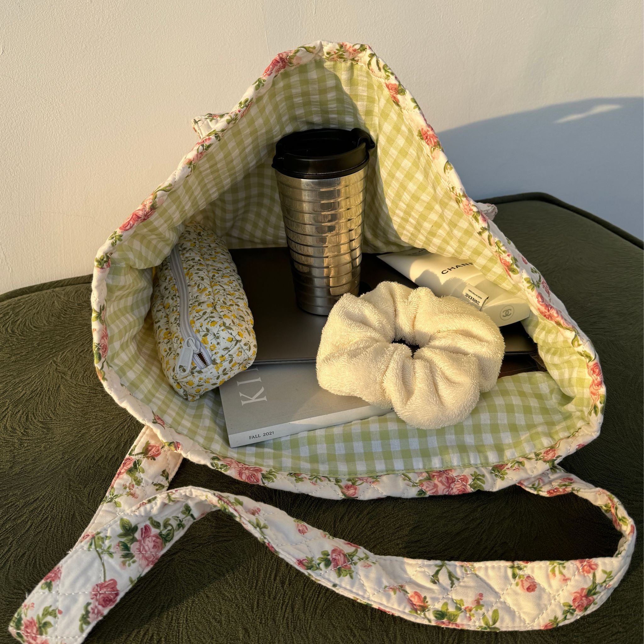 Moon Nude Roze Tote Bag Zipper