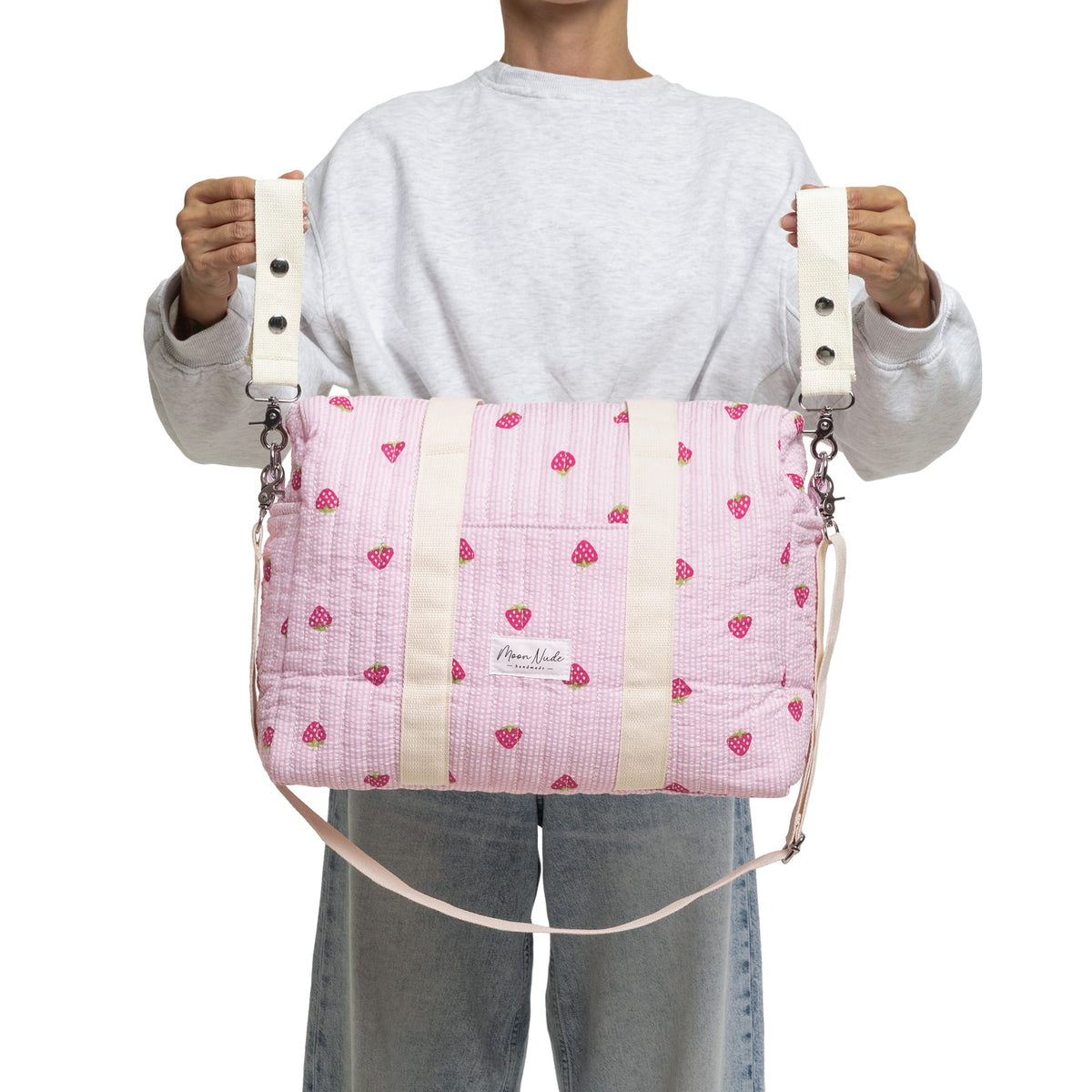Moon Nude Strawberry Diaper Bag