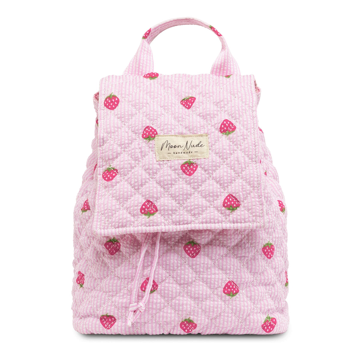 Moon Nude Strawberry Flap Backpack