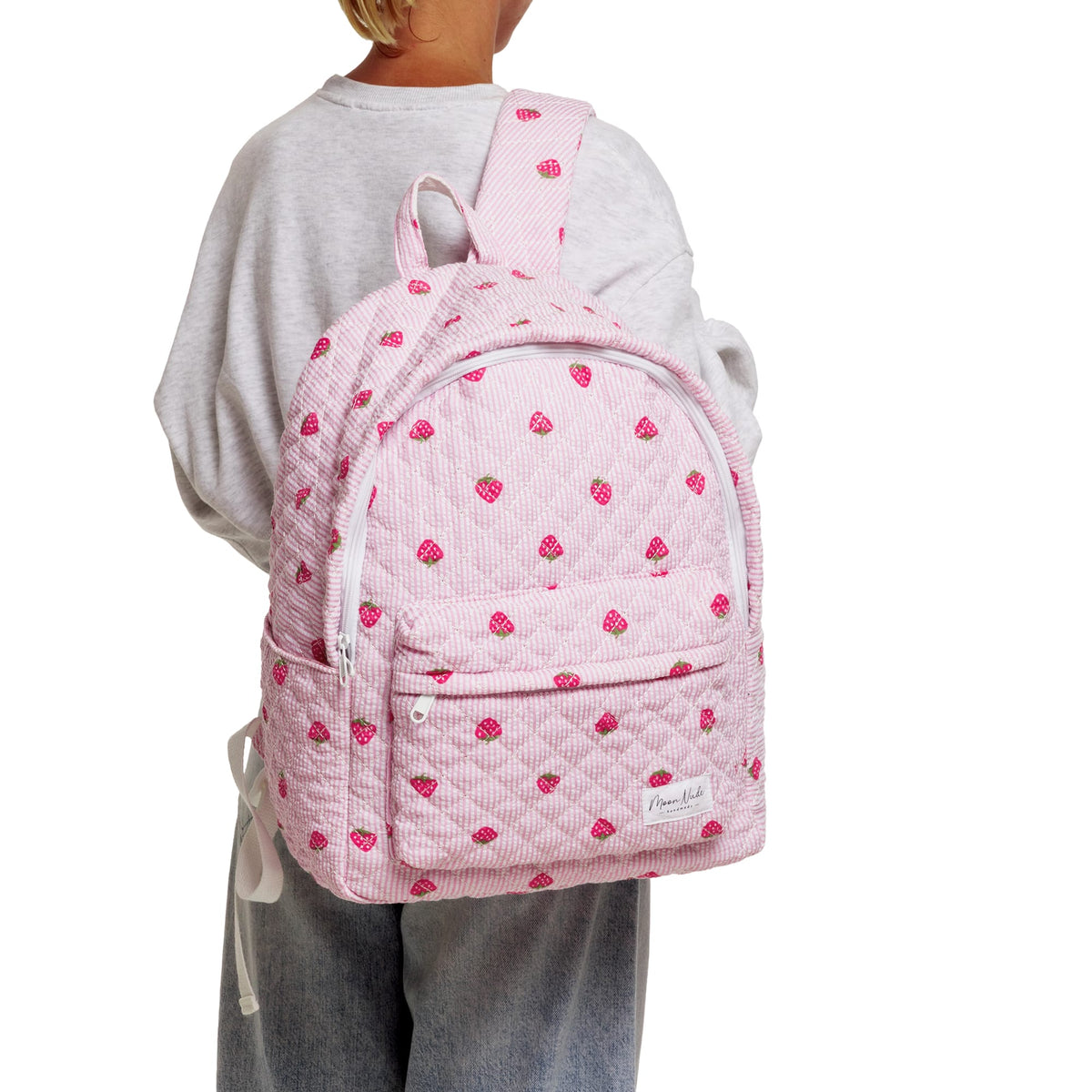 Moon Nude Strawberry Large Backpack