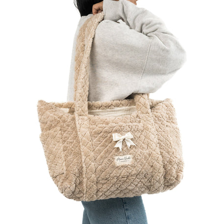 Moon Nude Teddy Tote Bag