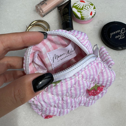 Strawberry Keychain Bag