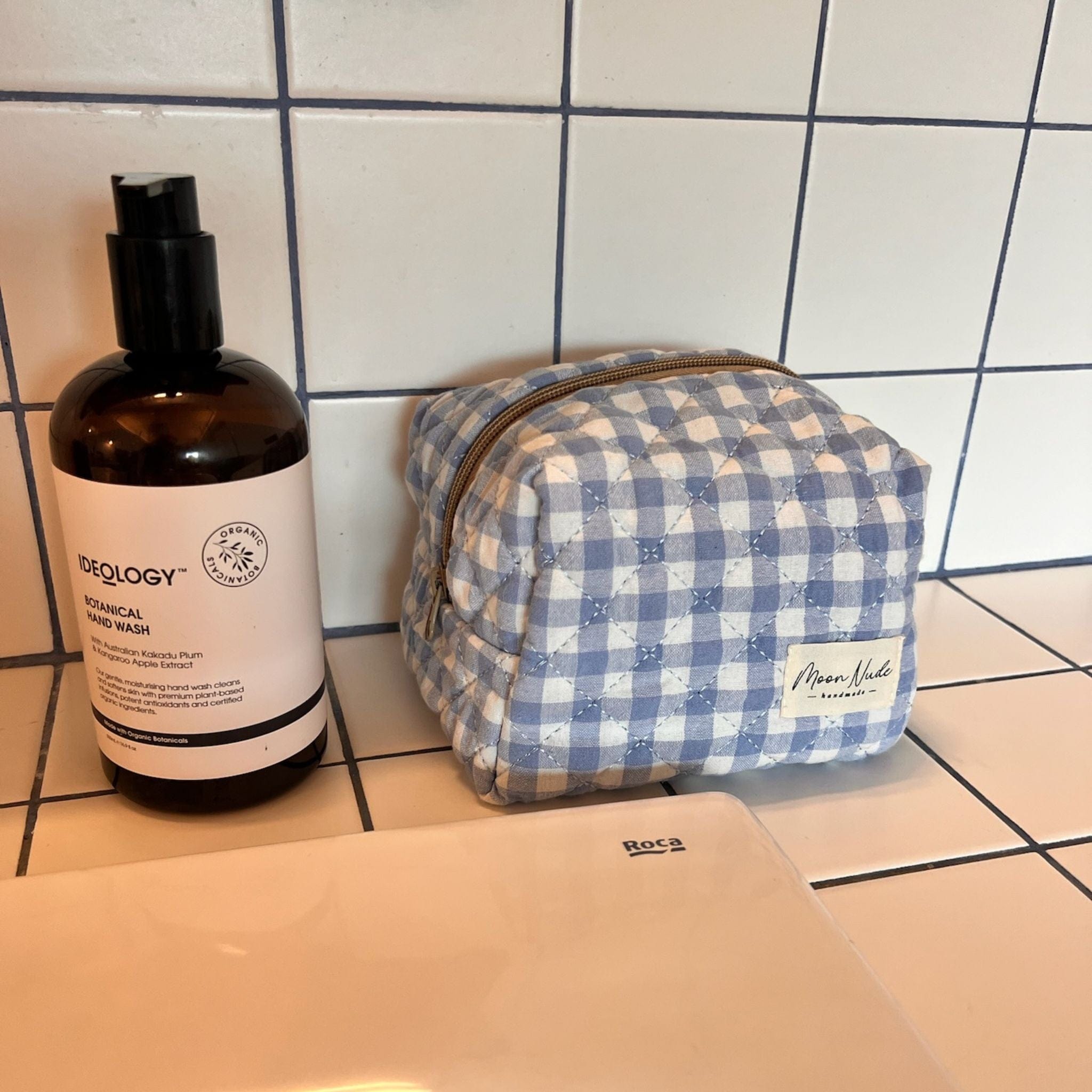Azure - Mini Makeup Bag - Moon Nude