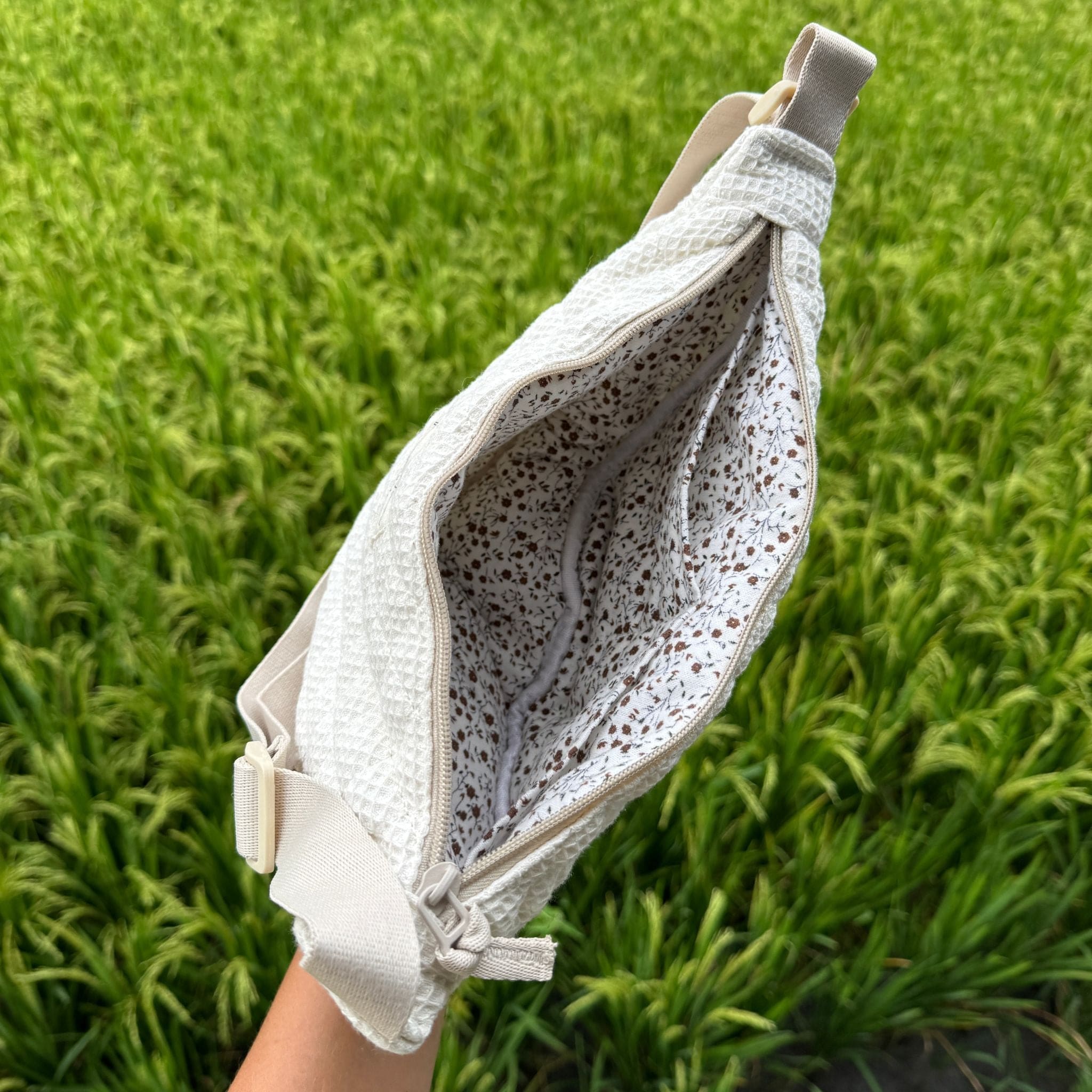 Cream - Mini Shoulder Bag - Moon Nude