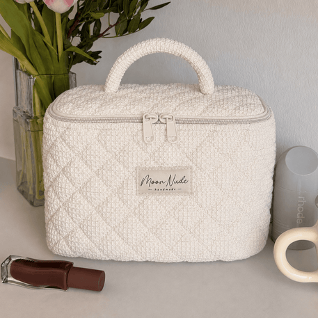 Moon Nude Cream Vanity Bag