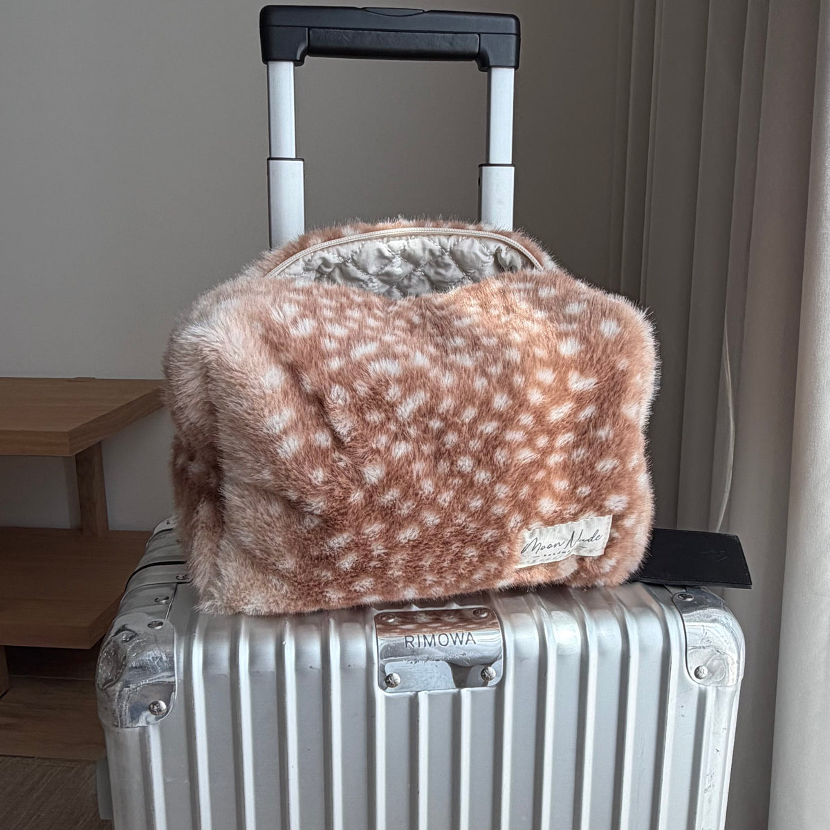 Moon Nude Fawn Large Makeup Bag