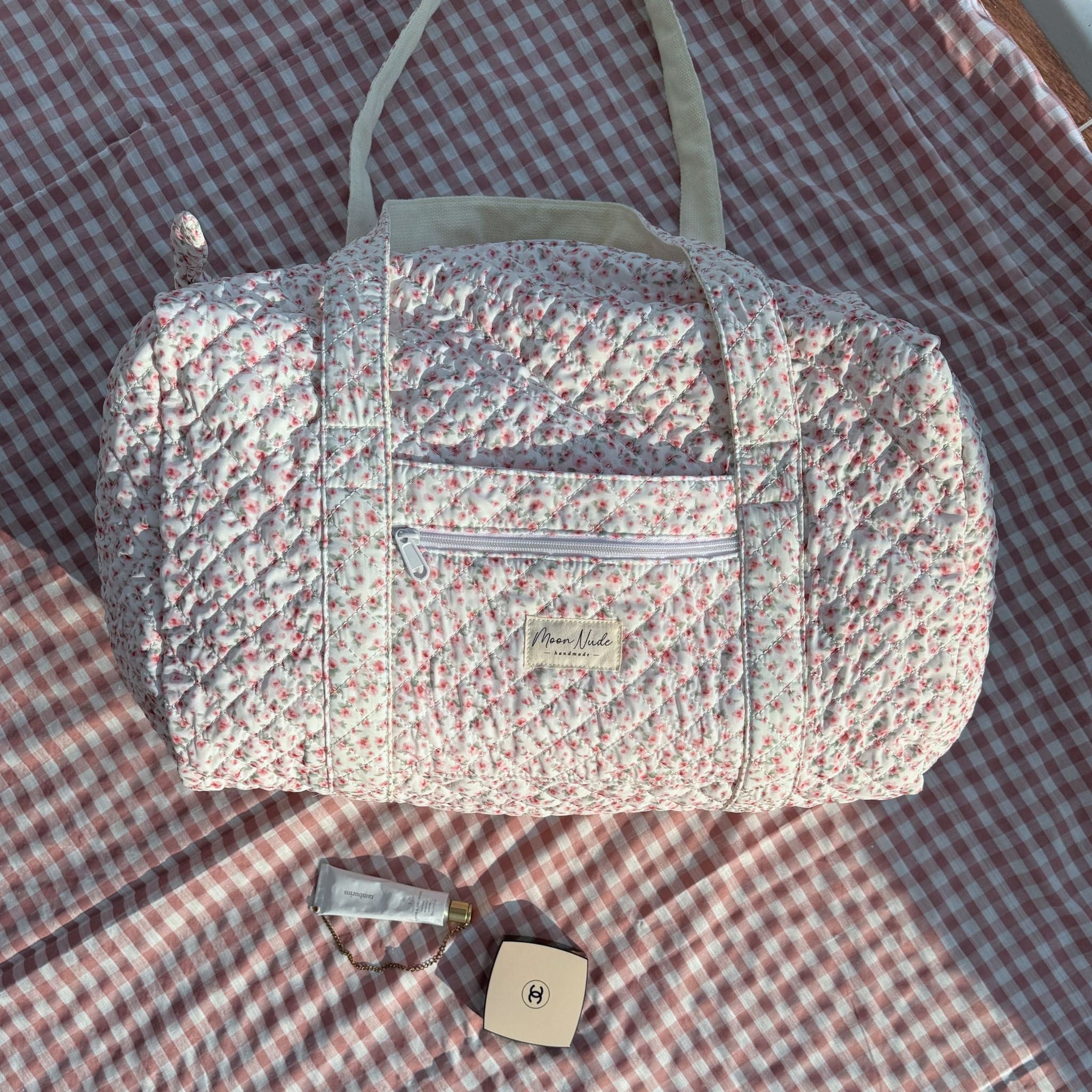 Peony - Large Duffel Bag - Moon Nude