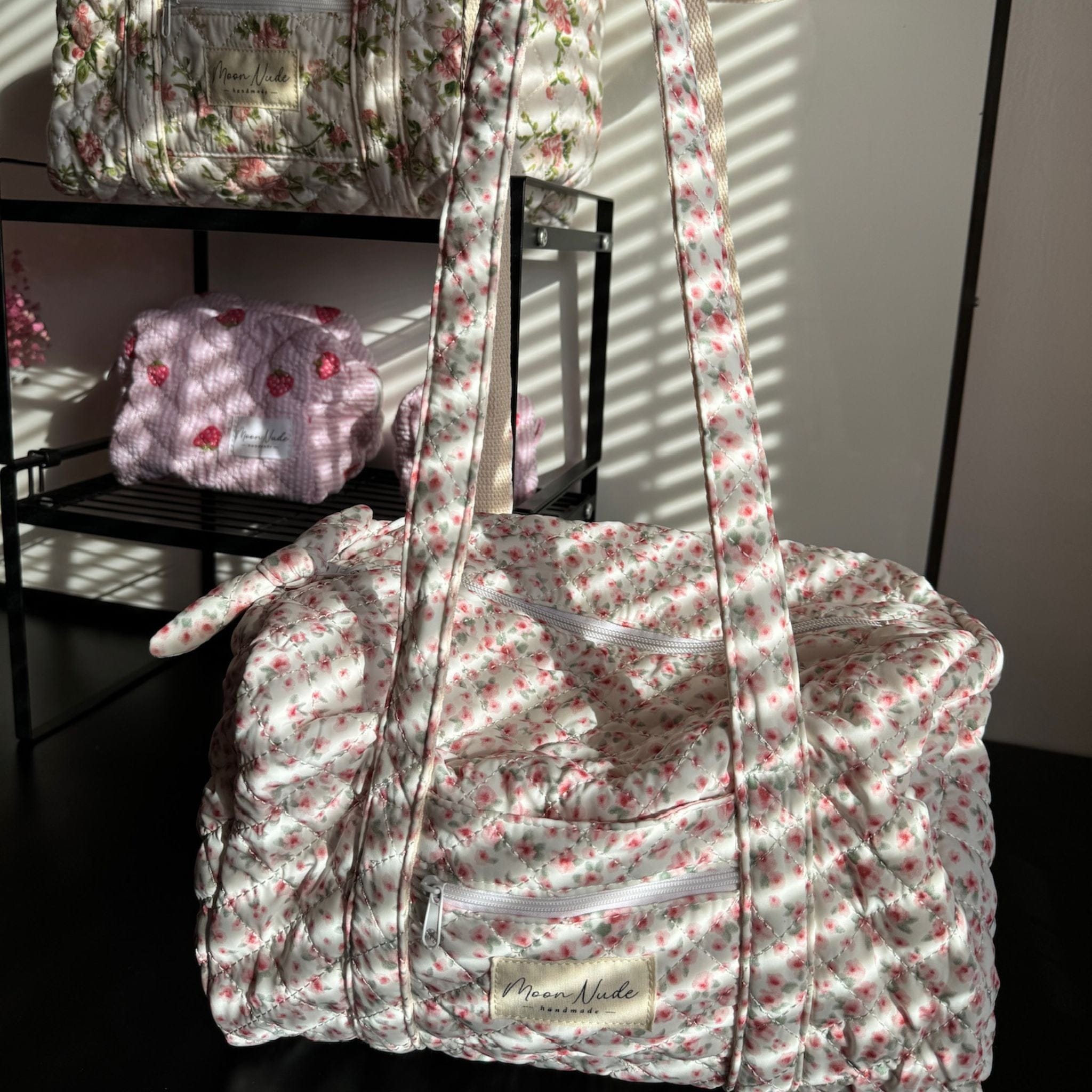 受注⚮̈ミナペルホネン　anemone pink beige ヌッピバッグ＂Ｓ＂ ⚮̈ミナペルホネン anemone × ヌビ まるっこトート ヌビバッグ トート