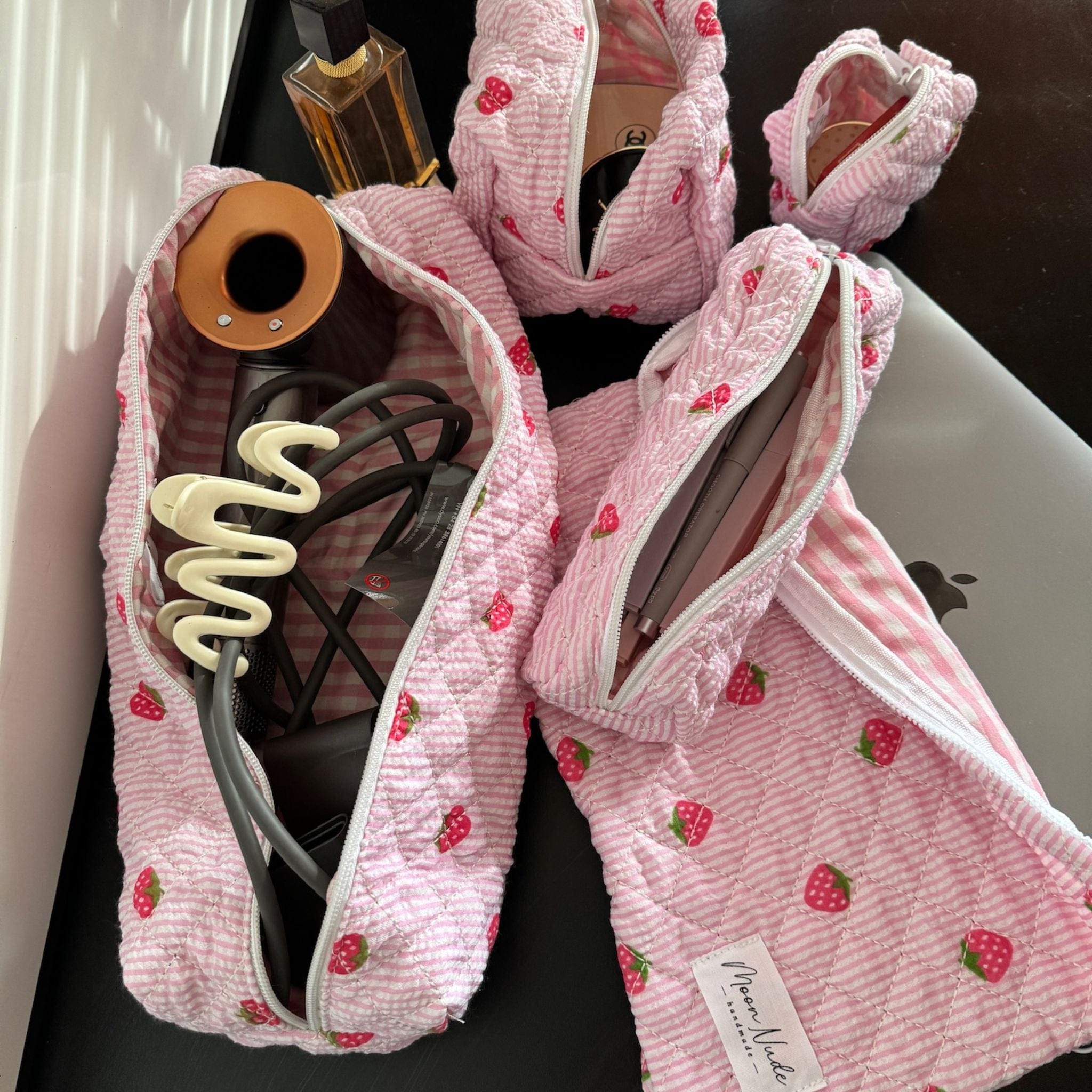 Strawberry - Hair Tool Bag - Moon Nude