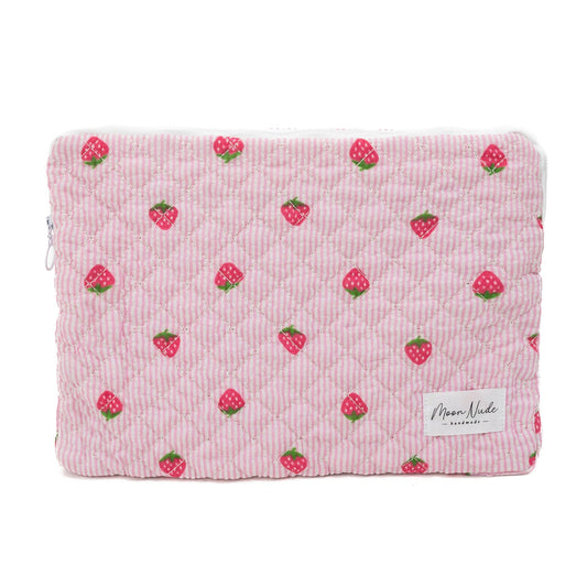 Moon Nude Strawberry Laptop Sleeve