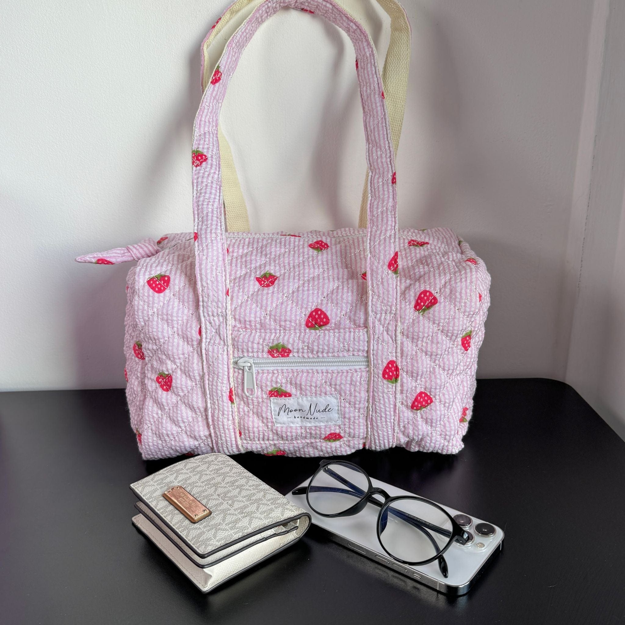Strawberry - Mini Duffel Bag - Moon Nude Strawberry - Mini Duffel Bag - Moon Nude