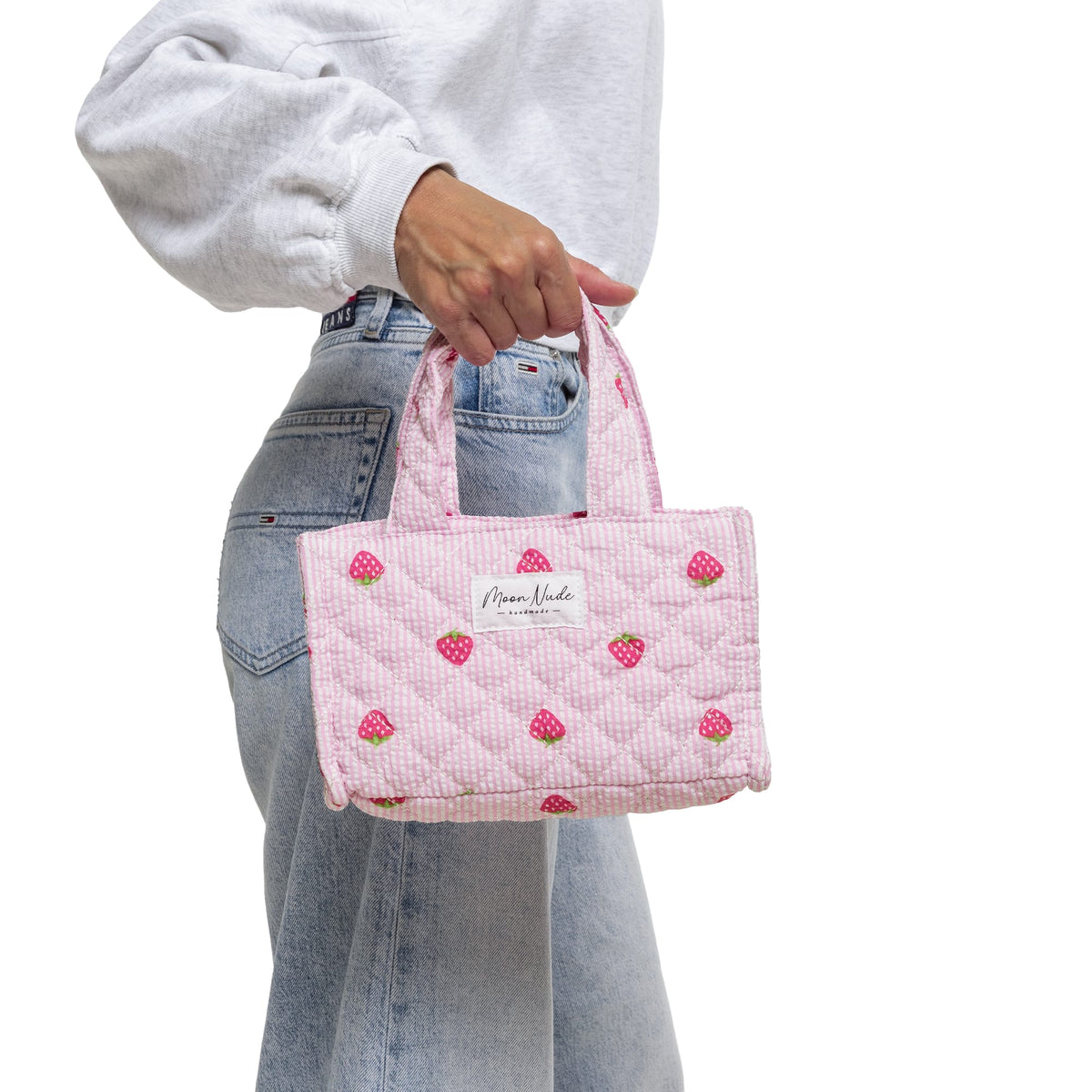 Moon Nude Strawberry Mini Shopper