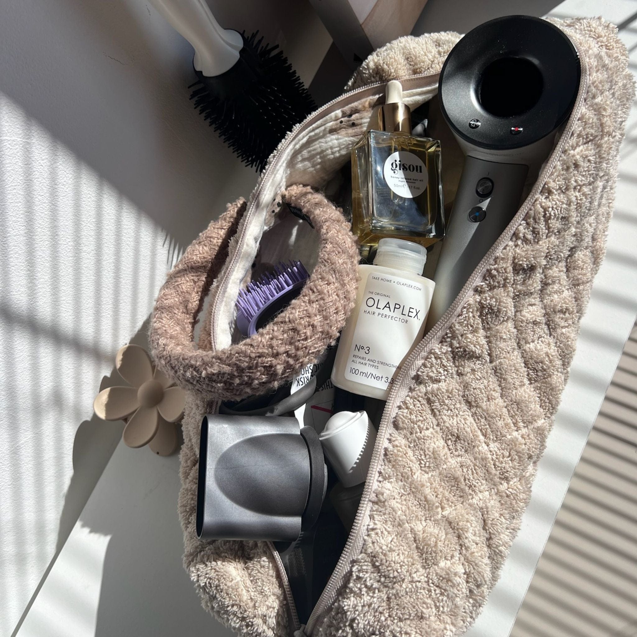 Teddy - Hair Tool Bag - Moon Nude